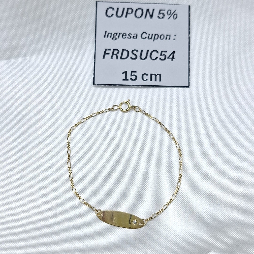 ESCLAVA ORO 14 K 0,90 GRMS (SEMINUEVO)