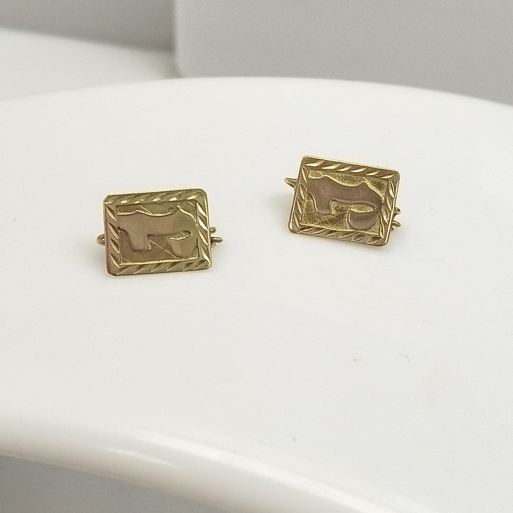 ARETES PAR ORO 10 K 1.5 GRMS (SEMINUEVO)