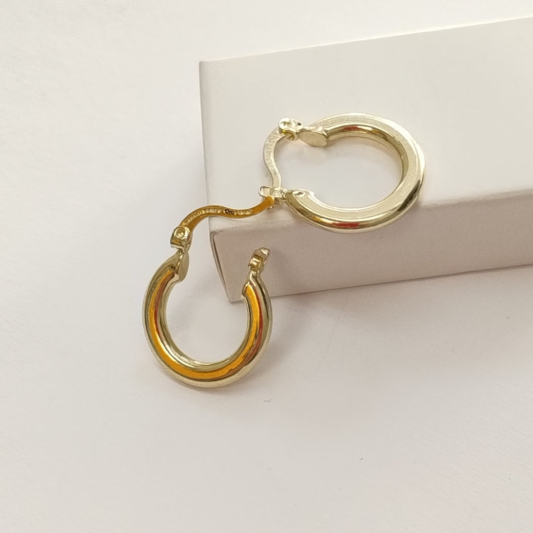 ARETES ARRACADAS 14K 1.6 GR (NUEVO)