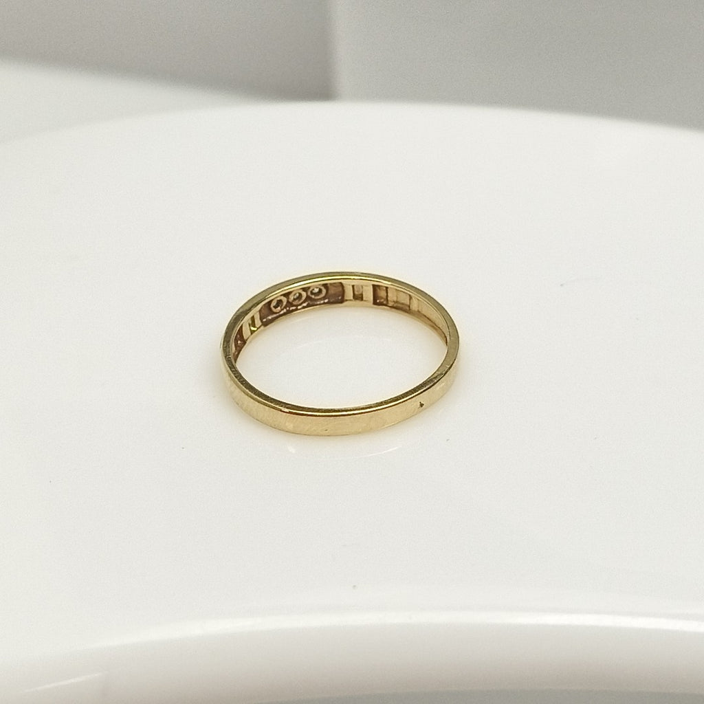 ANILLITO ORO COMBINADO 10 K 1,60 GRMS (SEMINUEVO)