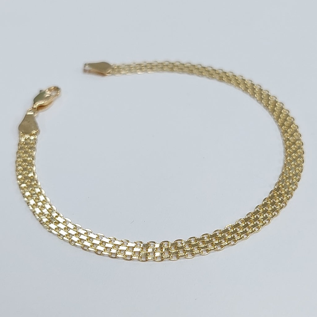PULSERA ESPECIAL 14K 21 CM 5.2 GR (NUEVO)