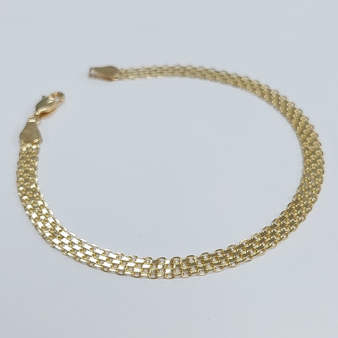 PULSERA ESPECIAL 14K 21 CM 5.2 GR (NUEVO)