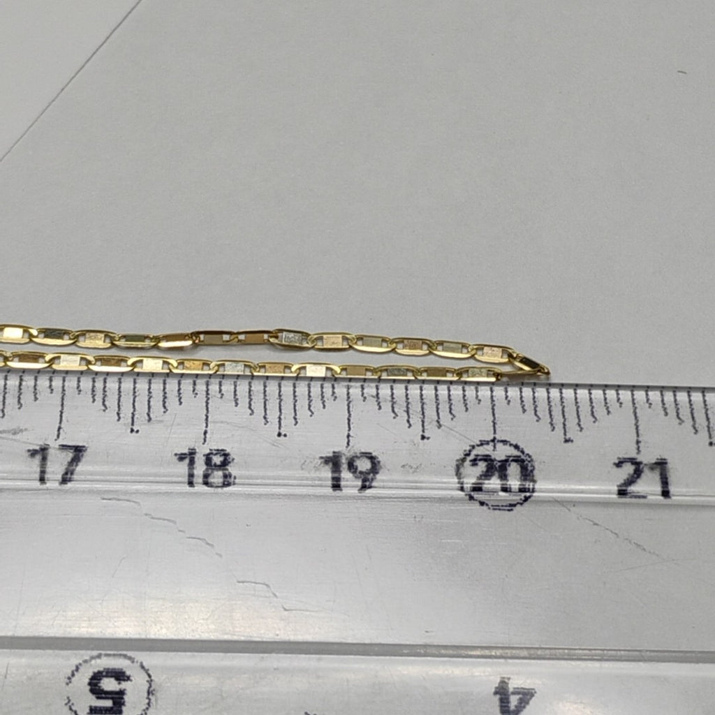 CADENA ORO, ORO COMBINADO 14 K 1.5 GRMS (SEMINUEVO)