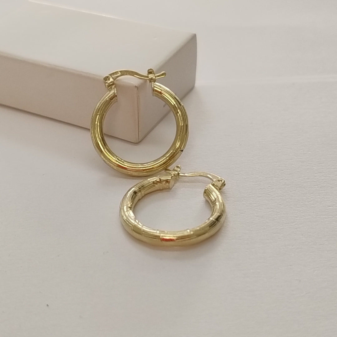 ARETES ARRACADAS 14K 2.7 GR (NUEVO)