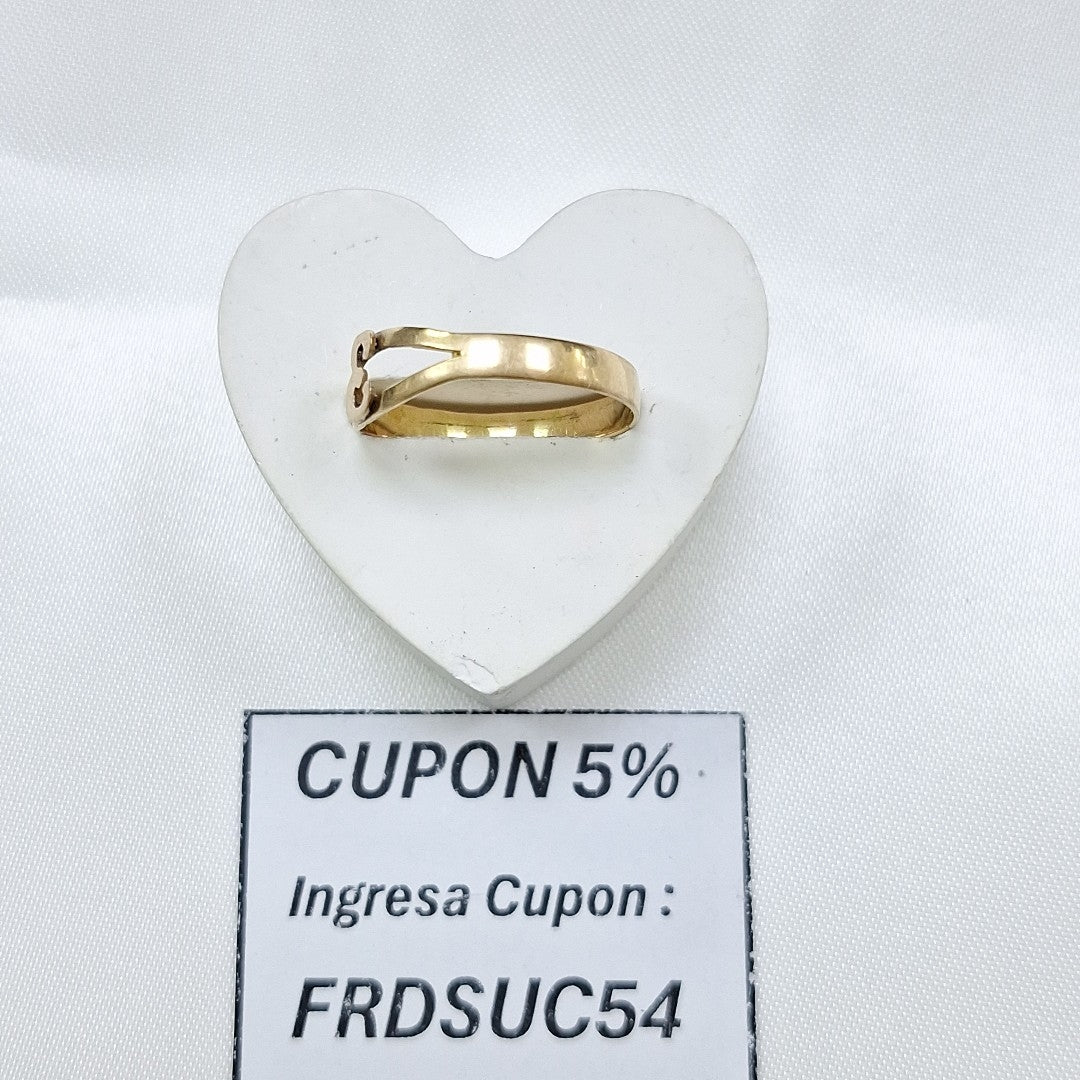 ANILLO ORO 10 K 1,50 GRMS (SEMINUEVO)