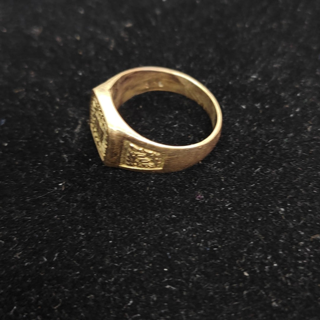 ANILLO DE GRADUACIÓN ORO 10 K 5.9 GRMS (SEMINUEVO)