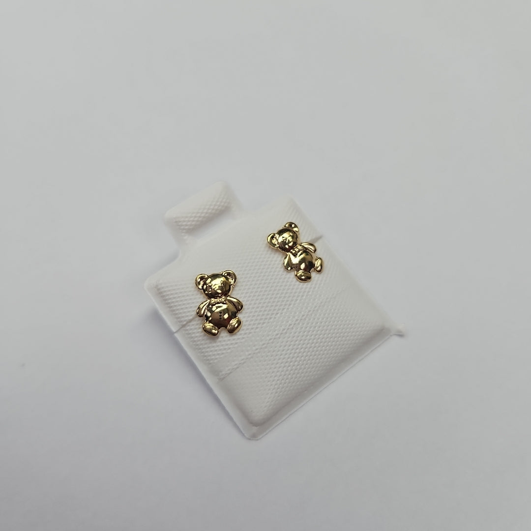 BROQUELES BROQUEL FIG OSO 14K 0.2592 GR (NUEVO)