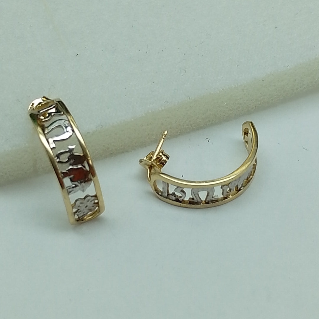 ARETES PAR ORO 10 K 2.5 GRMS (SEMINUEVO)