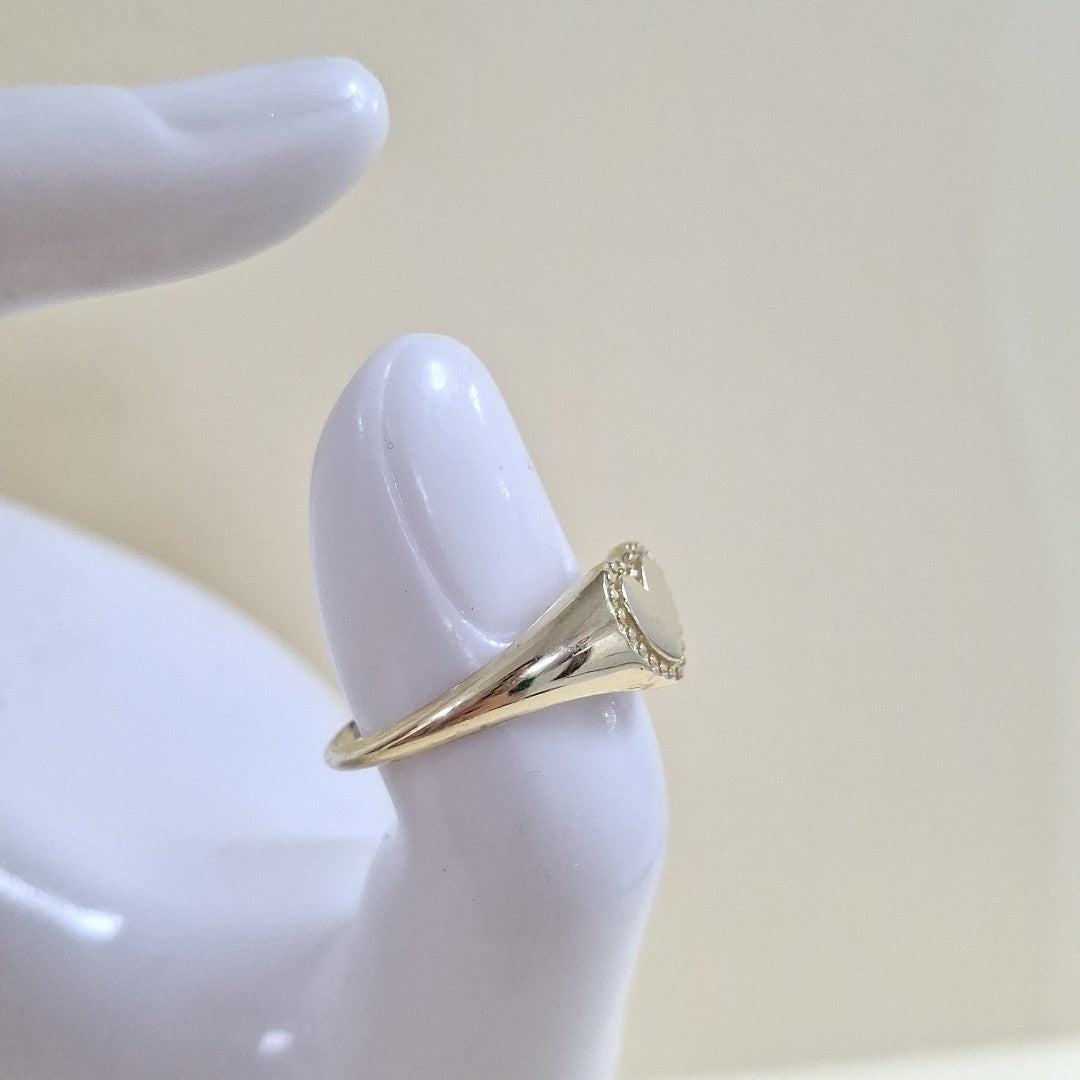ANILLOS ANILLITO FIG CORAZON 10K TALLA 9 1.7 GR (NUEVO)