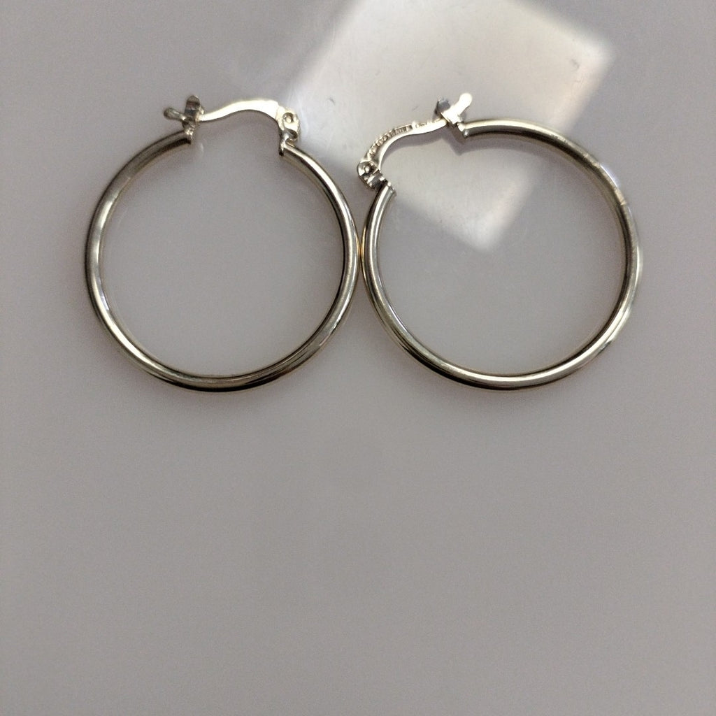 ARETES TEJIDO ARRACADAS LISAS 14K 1.5 GR (NUEVO)
