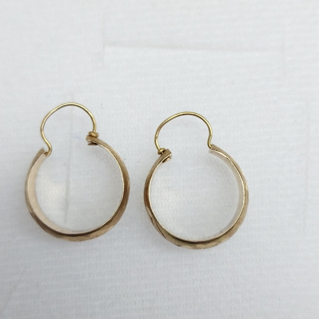 ARRACADAS PAR ORO 14 K 2 GRMS (SEMINUEVO)