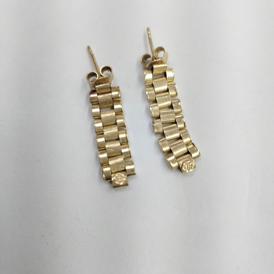 ARETES PAR ORO 14 K 2,40 GRMS (SEMINUEVO)