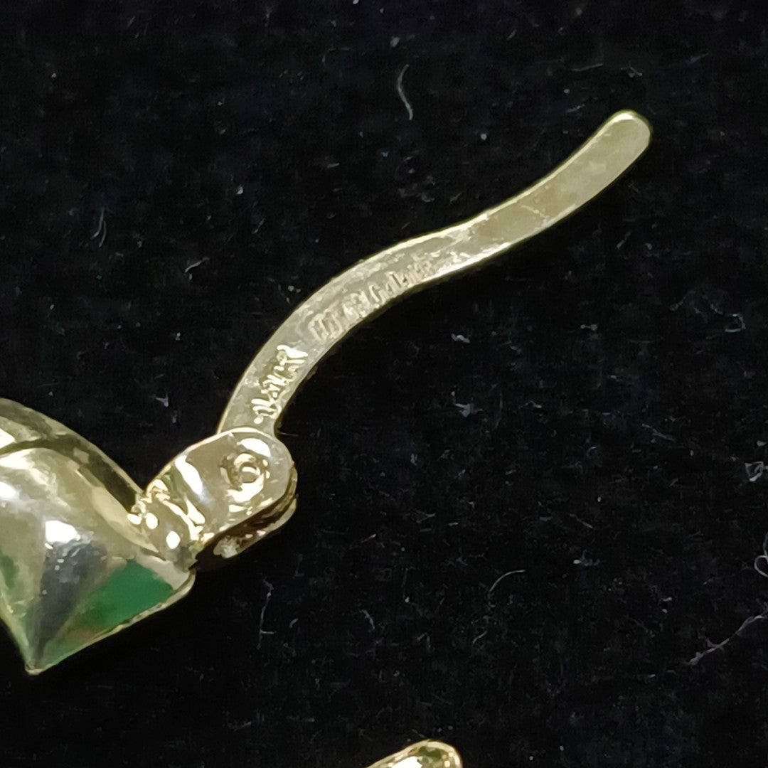 ARETES ARRACADAS 14K 1.8 GR (NUEVO)