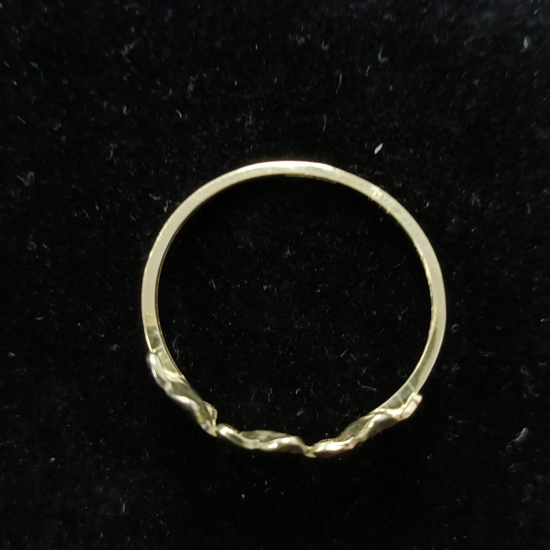 ANILLOS ANILLITO FIG FLORES 10K TALLA 8 1.3 GR (NUEVO)