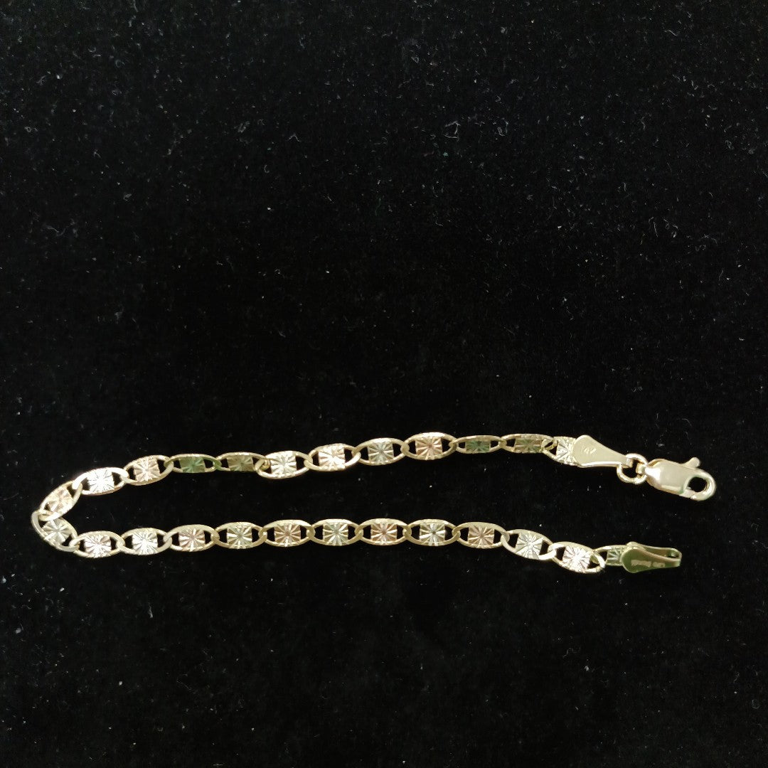 PULSERA GUCHI 14K 18 CM 3.1 GR (NUEVO)