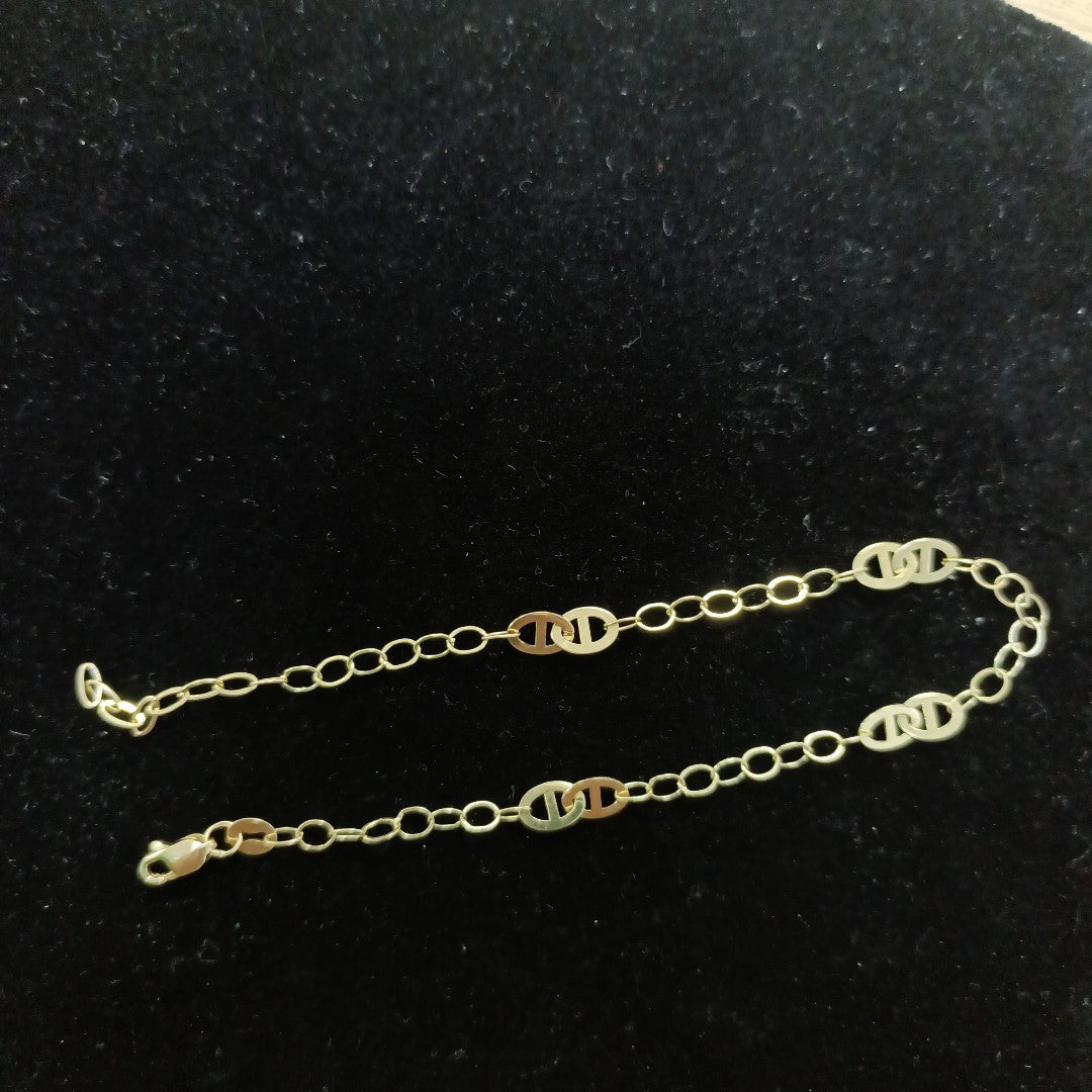 PULSERA ESPECIAL 14K 21 CM 1.8 GR (NUEVO)