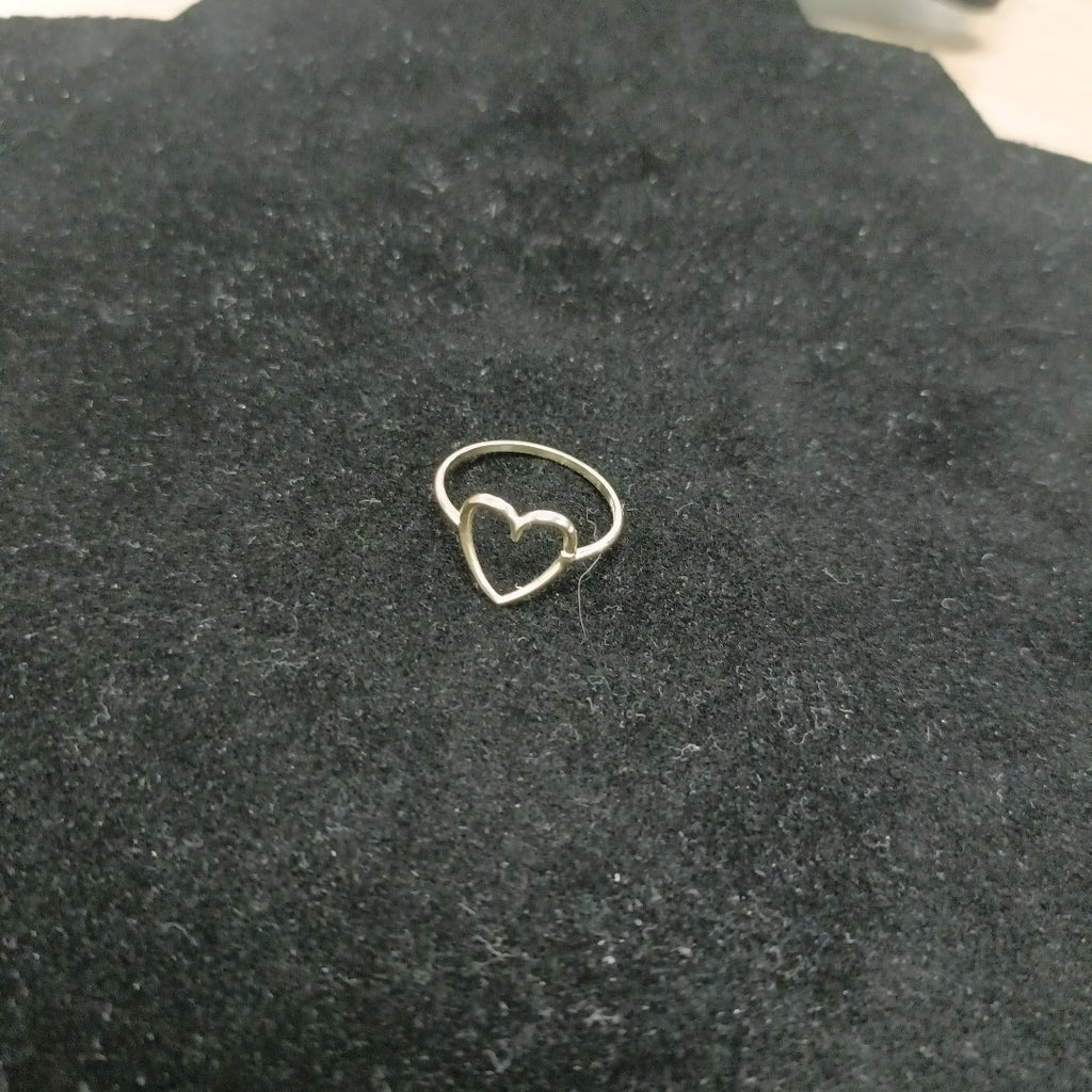 ANILLOS ANILLITO FIG CORAZON 10K TALLA 7 0.8 GR (NUEVO)