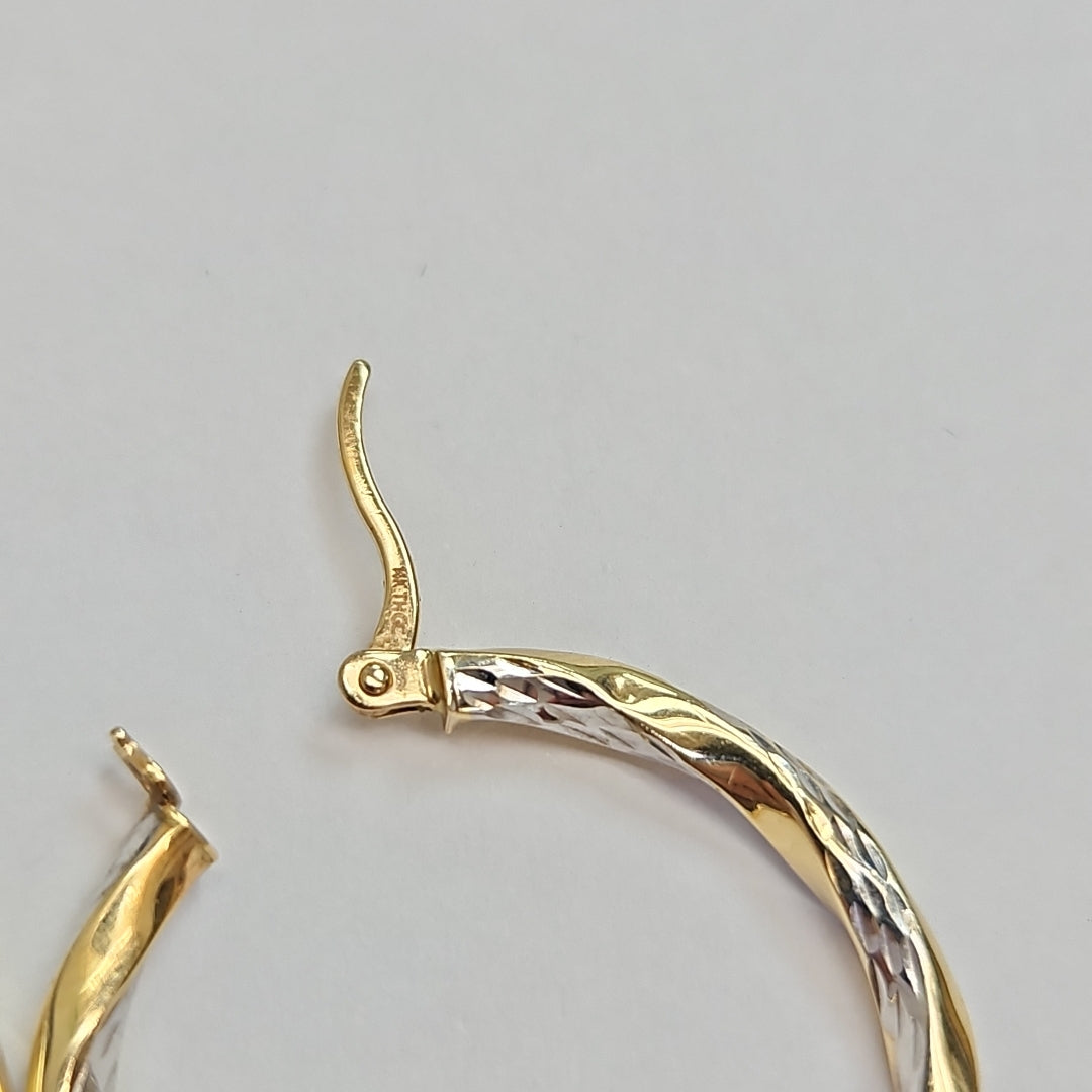 ARRACADAS PAR ORO 14 K 2.1 GRMS (SEMINUEVO)
