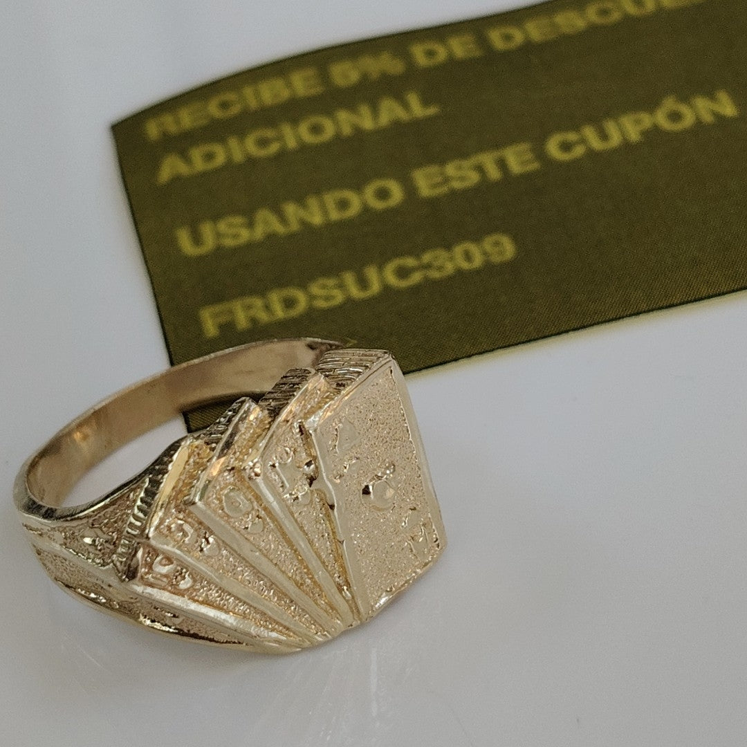 ANILLO ORO 14 K 8,20 GRMS (SEMINUEVO)