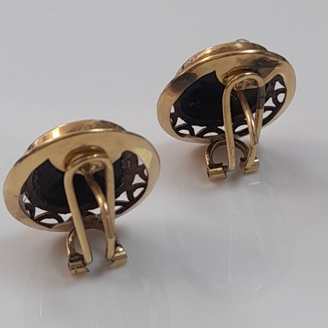 ARETES PAR ORO 14 K 13,10 GRMS (SEMINUEVO)