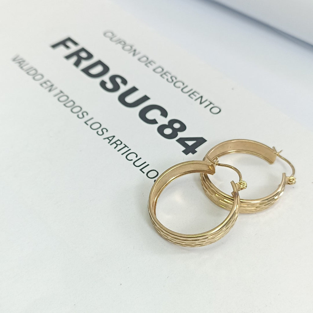 ARRACADAS PAR ORO 10 K 3,00 GRMS (SEMINUEVO)