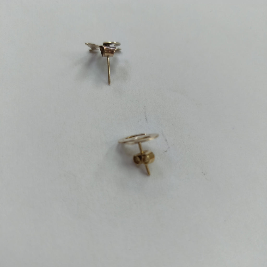 ARETES PAR ORO 10 K 1.1 GRMS (SEMINUEVO)
