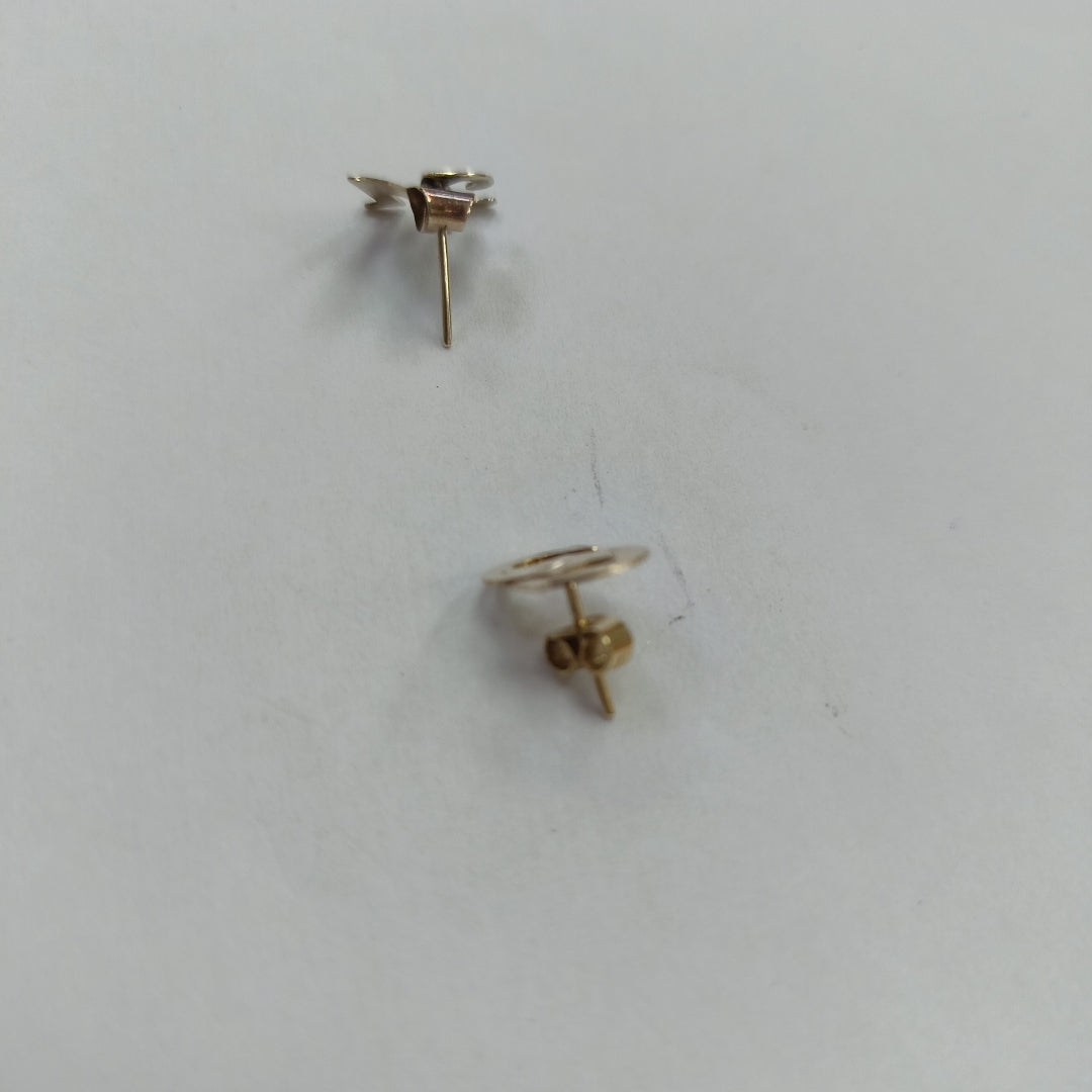 ARETES PAR ORO 10 K 1.1 GRMS (SEMINUEVO)