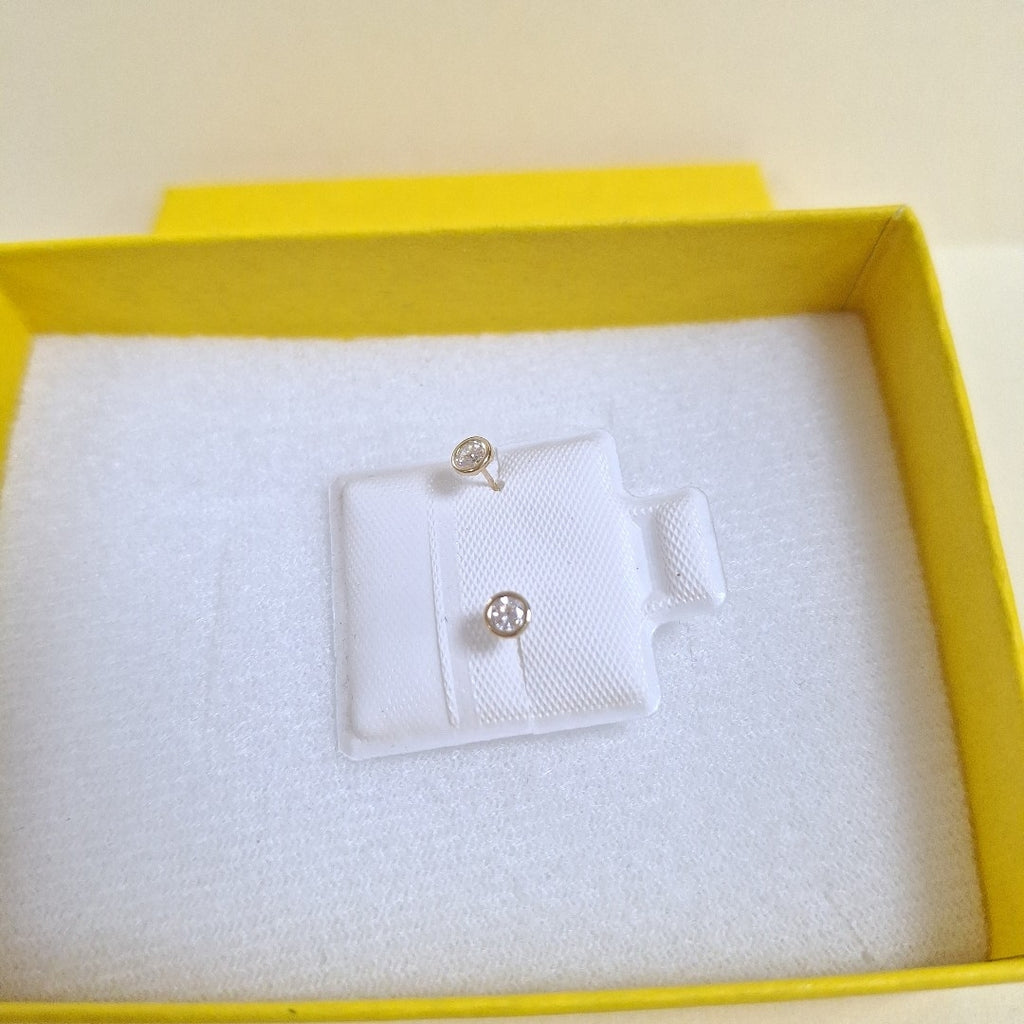BROQUELES BROQUEL C CIRCONIA 14K 0.1501 GR (NUEVO)