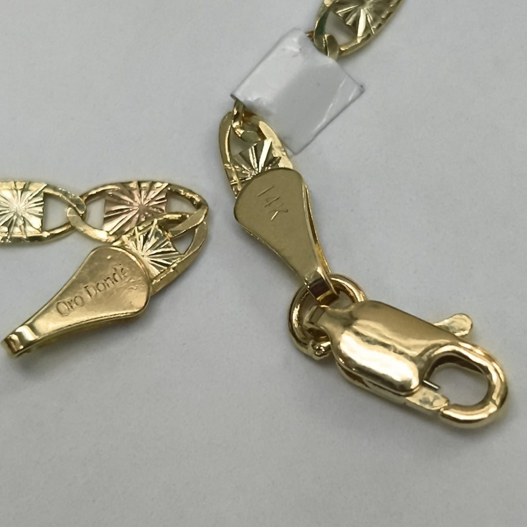 PULSERA GUCHI 14K 18 CM 3.1 GR (NUEVO)