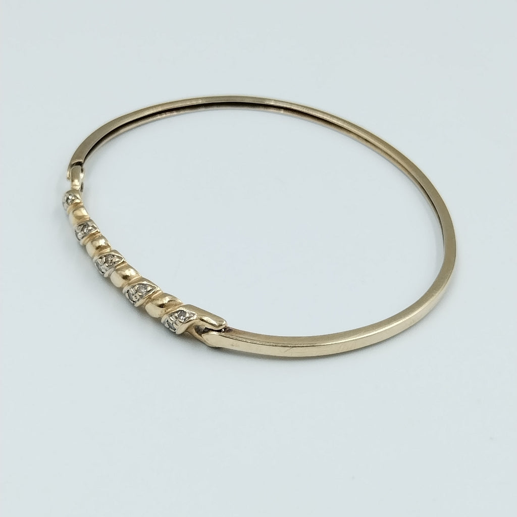 PULSERA RIGIDA ORO 10 K 6.3 GRMS (SEMINUEVO)