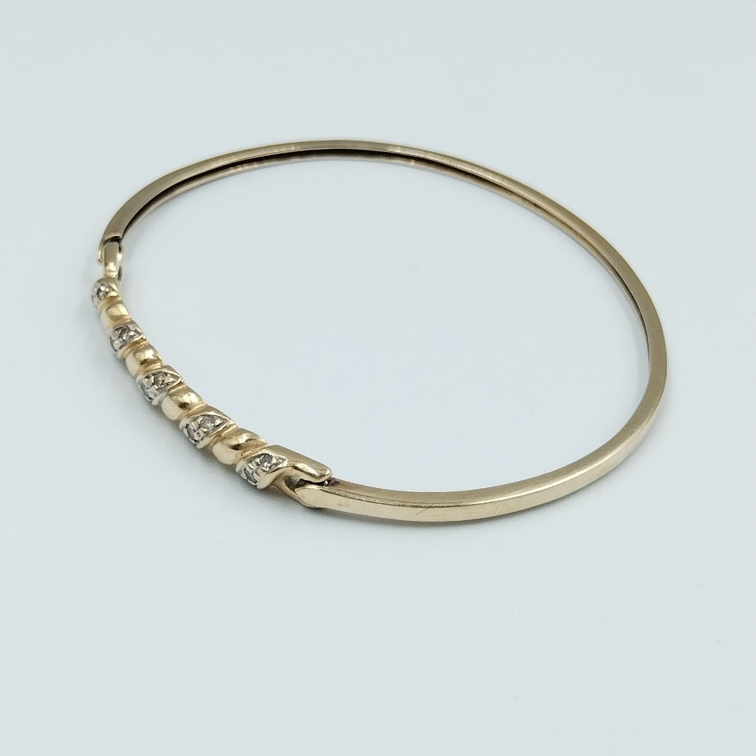 PULSERA RIGIDA ORO 10 K 6.3 GRMS (SEMINUEVO)