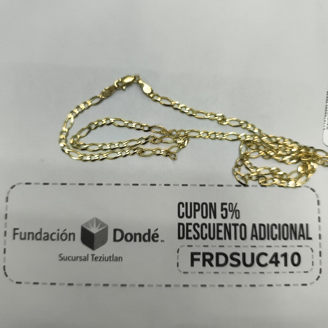 CADENA 3X1 14K 60 CM 8.9 GR (NUEVO)