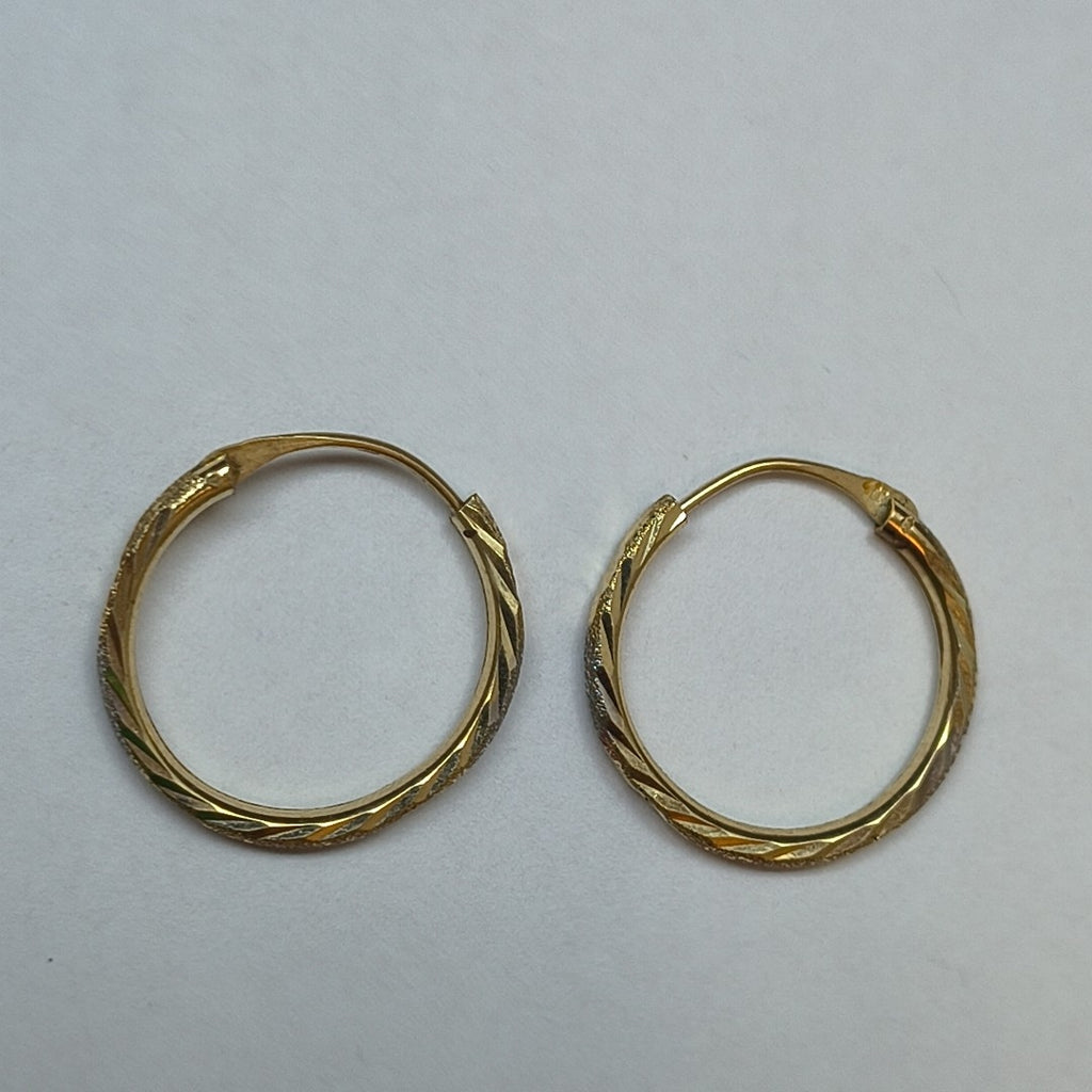 ARRACADAS PAR ORO 10 K 1,40 GRMS (SEMINUEVO)