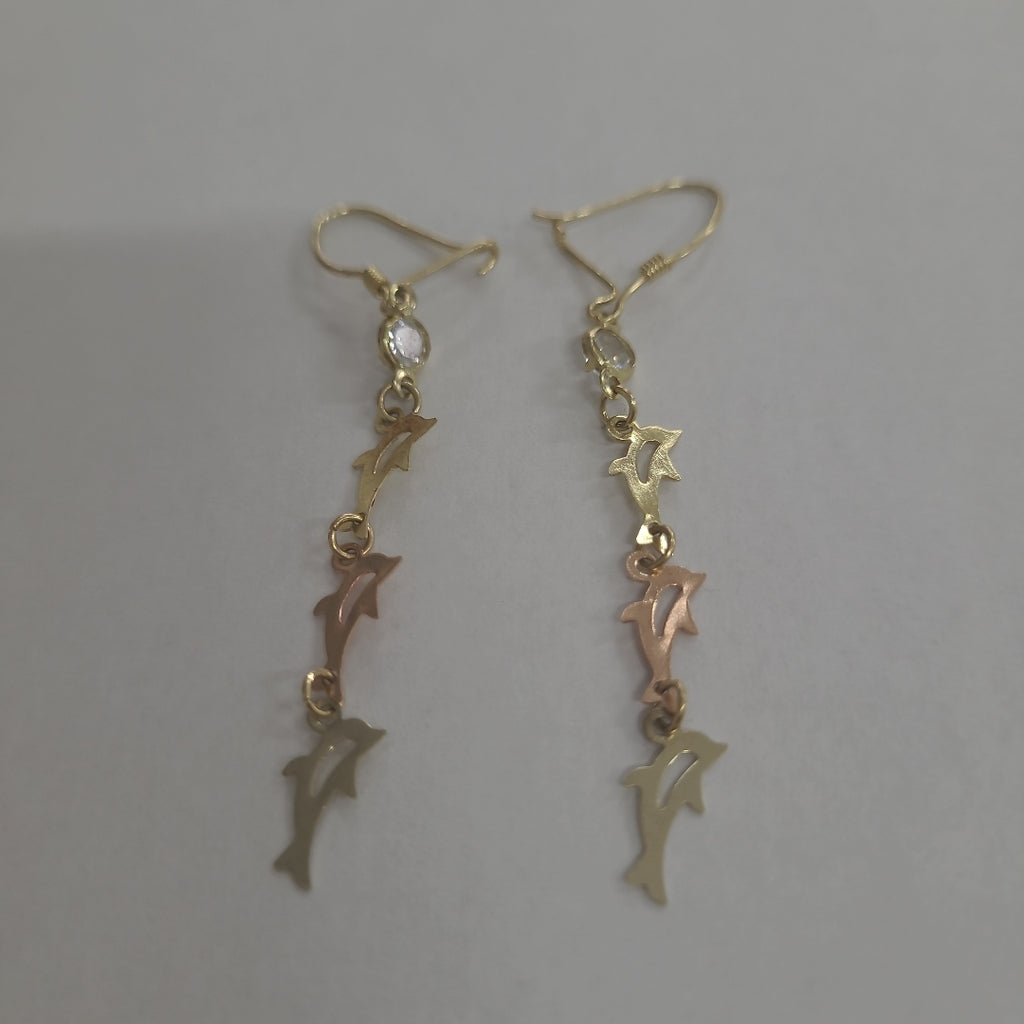 ARETES PAR ORO 10 K 1.5 GRMS (SEMINUEVO)