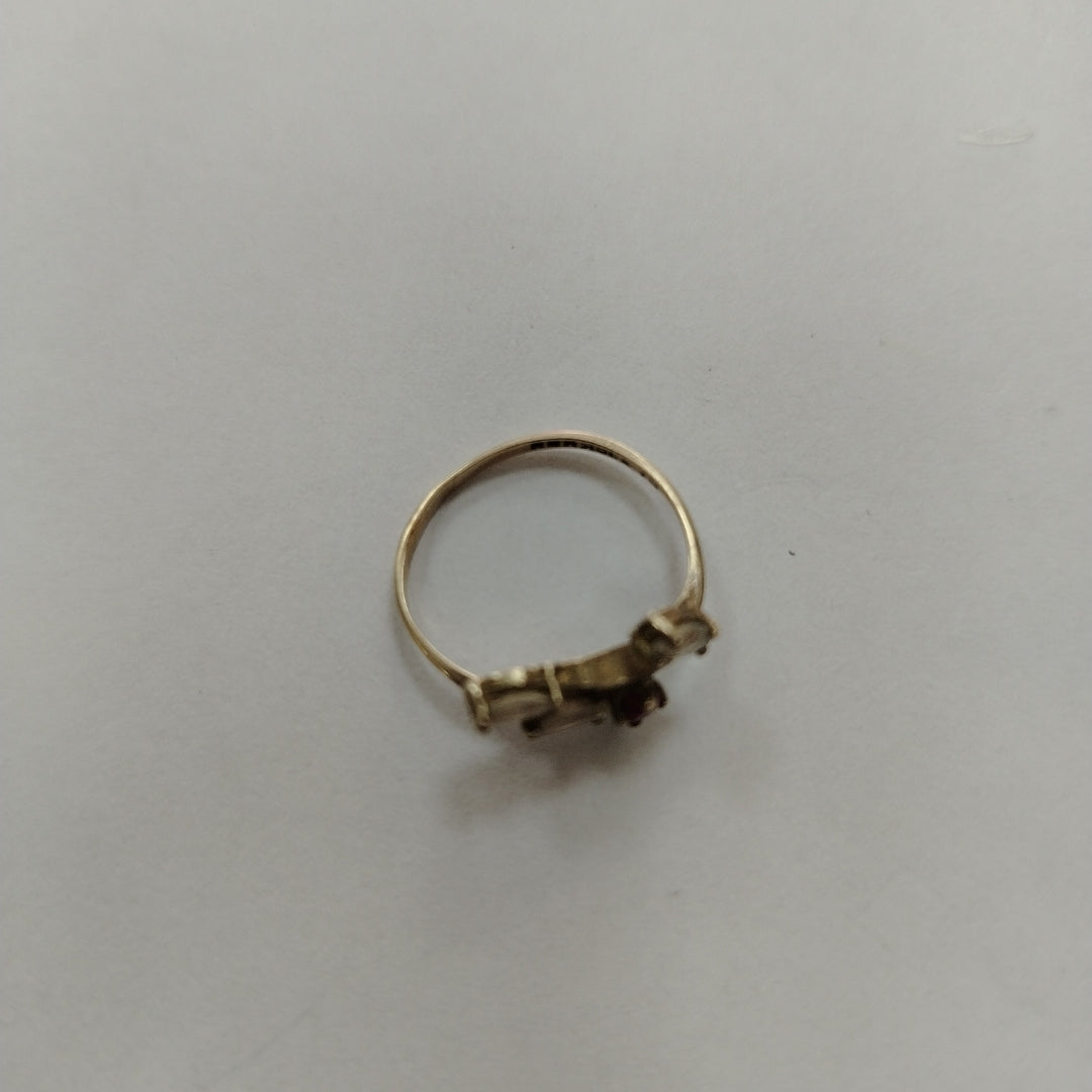 ANILLITO, MANCUERNILLAS PARMEDALLA ORO 8 K 1.5 GRMS (SEMINUEVO)