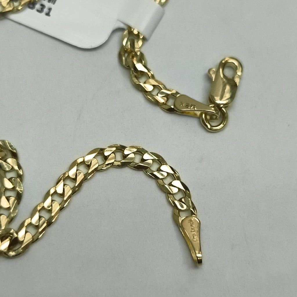 PULSERA BARBADA 14K 21 CM 3.7 GR (NUEVO)