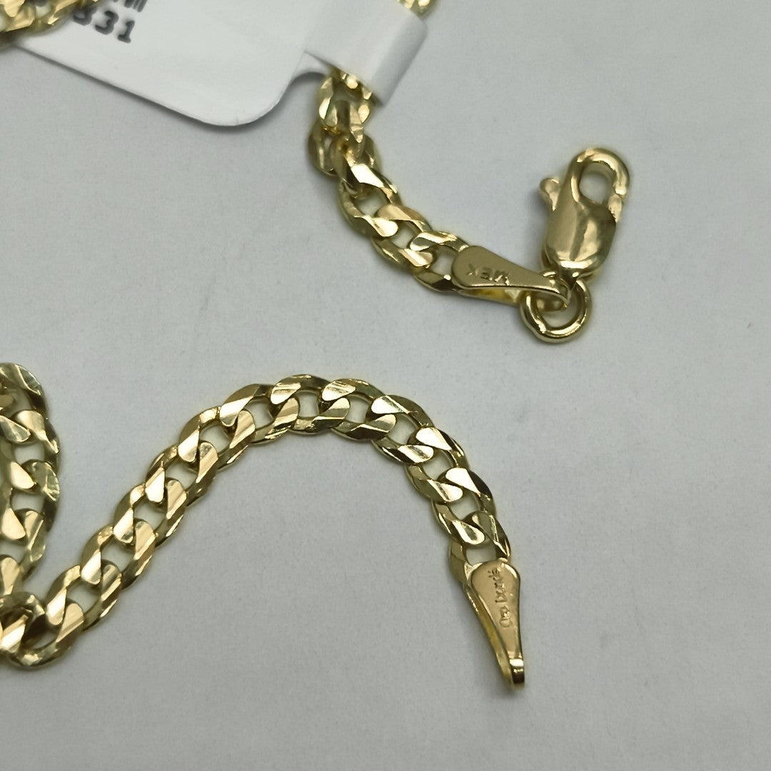 PULSERA BARBADA 14K 21 CM 3.7 GR (NUEVO)
