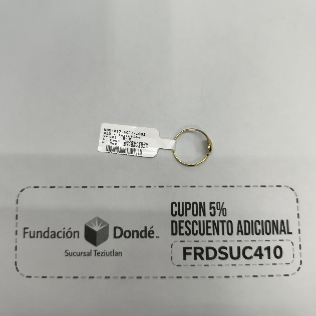 ANILLOS DAMA ORO 14K 1 (NUEVO)