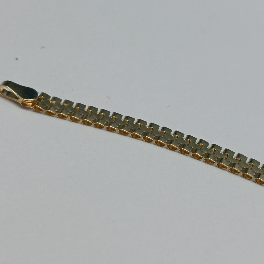 PULSERA ESPECIAL 14K 18 CM 4 GR (NUEVO)