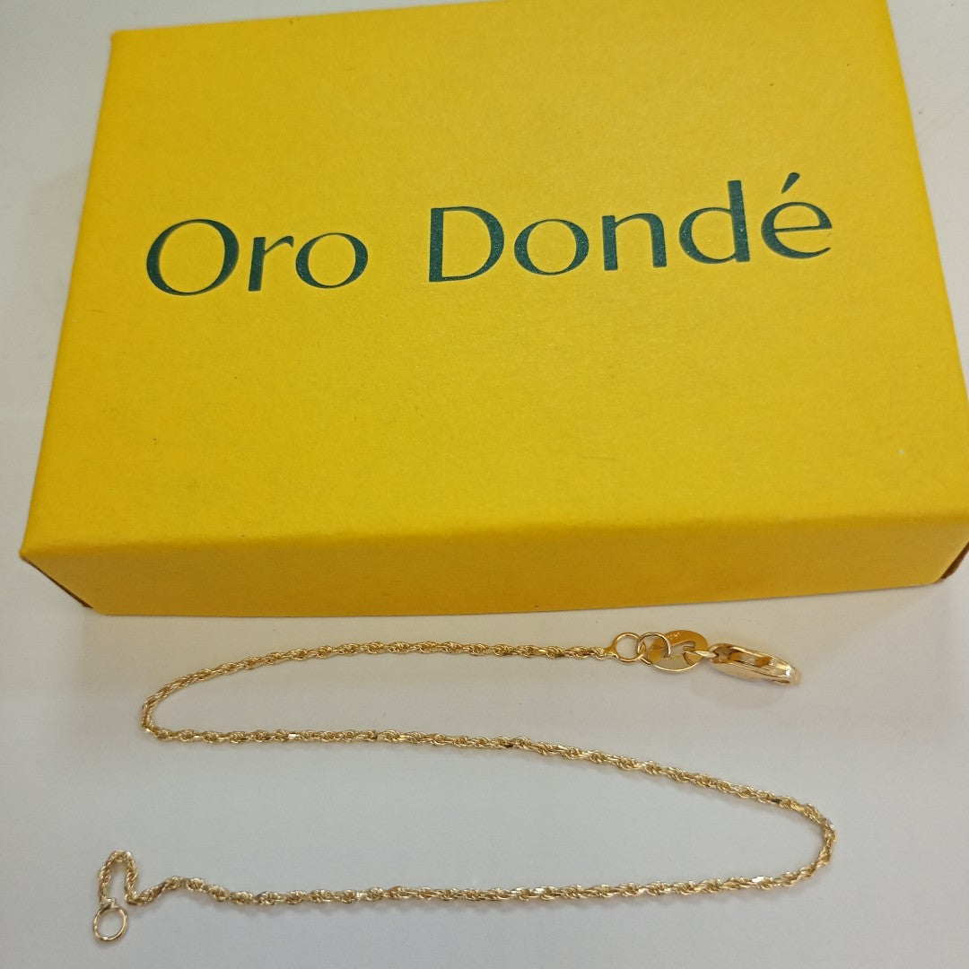 PULSERA TORZAL 14K 21 CM 1.4 GR (NUEVO)