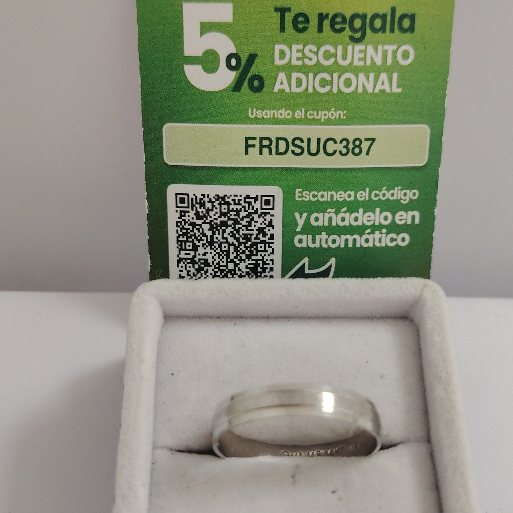 ARGOLLA ORO BLANCO 10 K 2,10 GRMS (SEMINUEVO)