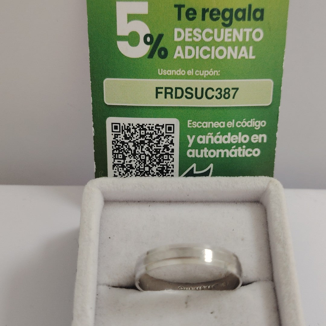 ARGOLLA ORO BLANCO 10 K 2,10 GRMS (SEMINUEVO)