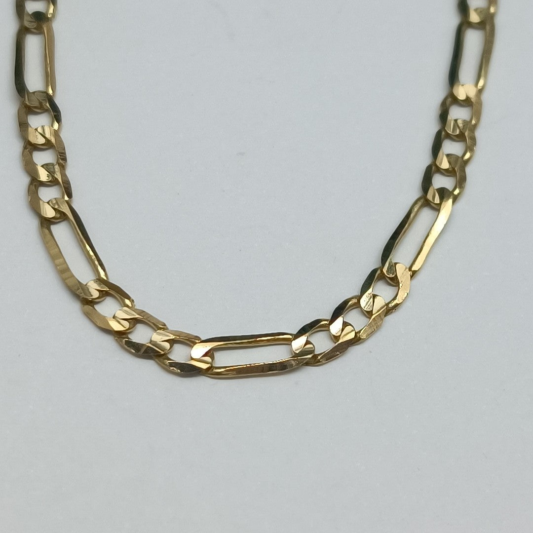 PULSERA TEJIDO 3X1 14K 21 CM 3 GR (NUEVO)