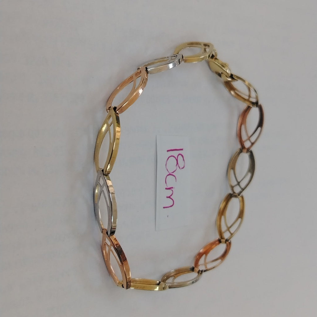 PULSERA ORO, ORO COMBINADO 10 K 3 GRMS (SEMINUEVO)