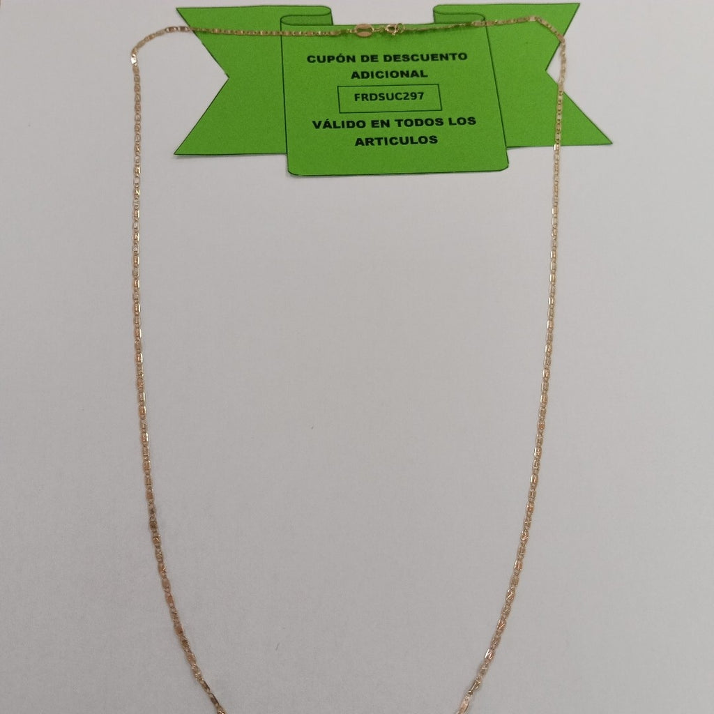 CADENA ORO COMBINADO 10 K 1,80 GRMS (SEMINUEVO)