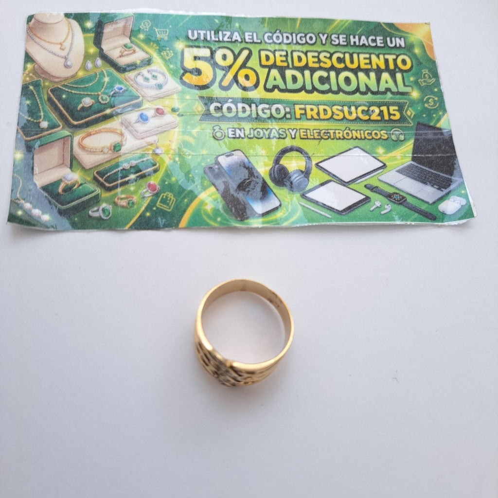 ANILLO ORO 14 K 8.6 GRMS (SEMINUEVO)