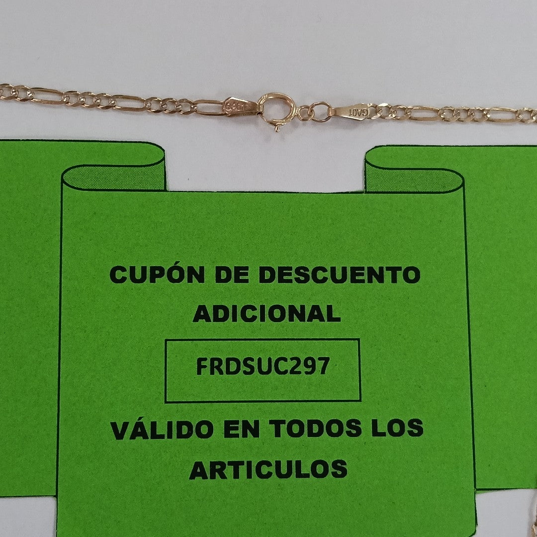 CADENA ORO COMBINADO 10 K 3,60 GRMS (SEMINUEVO)