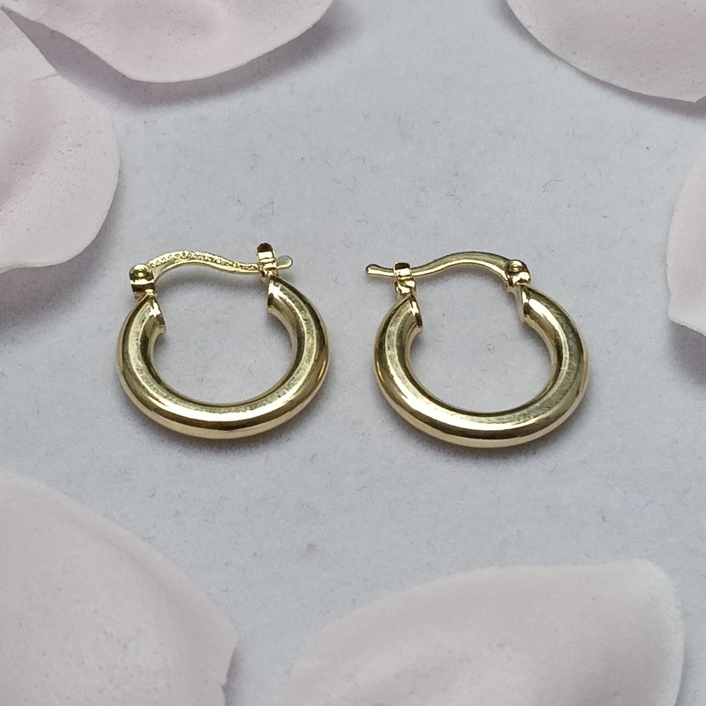 ARETES ARRACADAS 14K 1.5 GR (NUEVO)