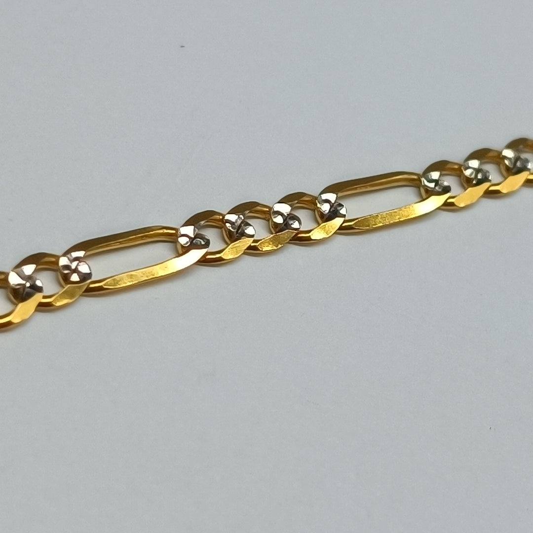PULSERA 3X1 14K 18 CM 3.9 GR (NUEVO)
