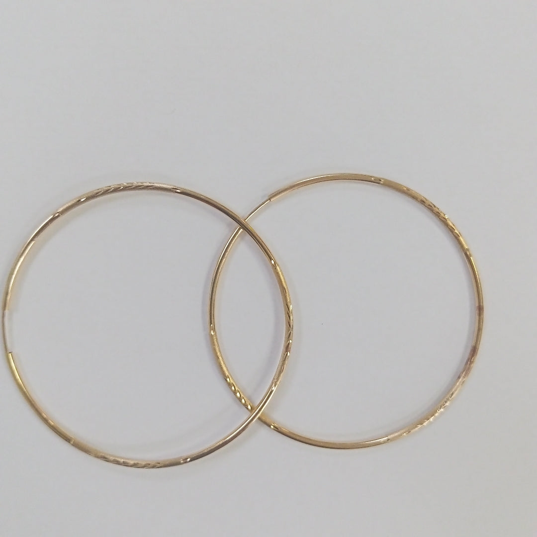 ARRACADAS PAR ORO 14 K 2,10 GRMS (SEMINUEVO)